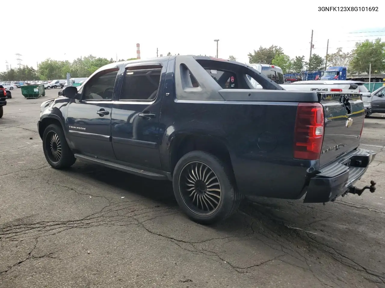 2008 Chevrolet Avalanche K1500 VIN: 3GNFK123X8G101692 Lot: 56911165