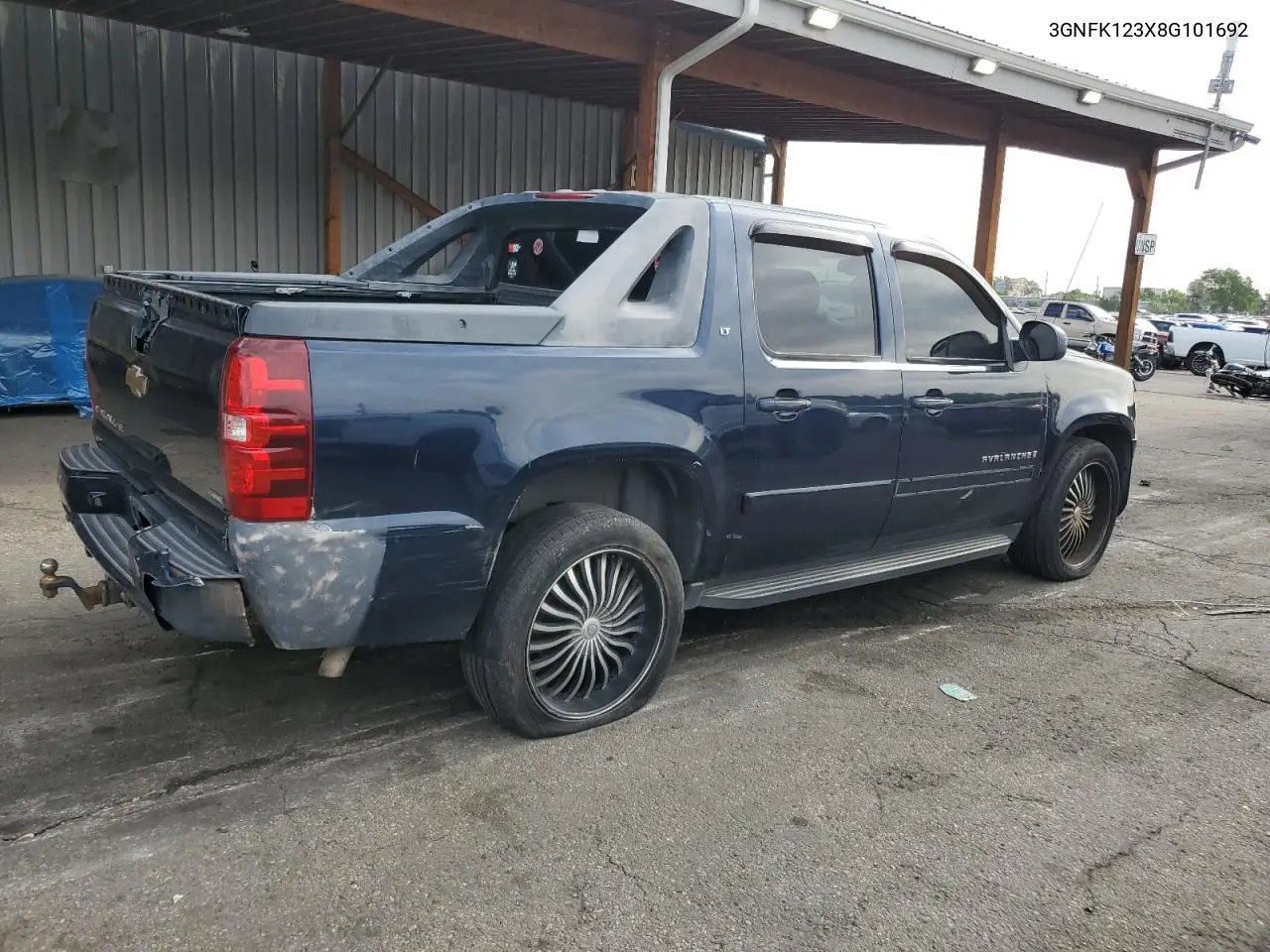 2008 Chevrolet Avalanche K1500 VIN: 3GNFK123X8G101692 Lot: 56911165