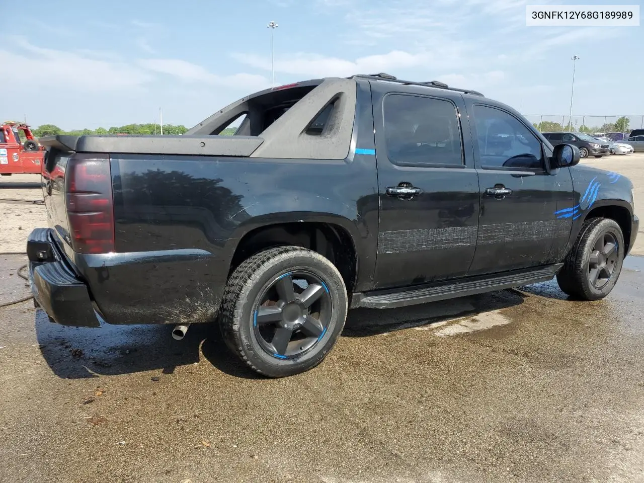 2008 Chevrolet Avalanche K1500 VIN: 3GNFK12Y68G189989 Lot: 56955155