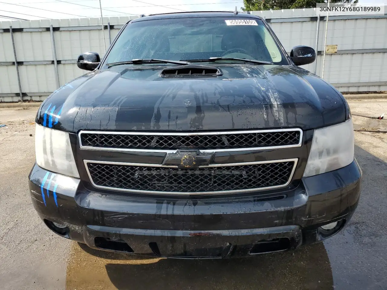 2008 Chevrolet Avalanche K1500 VIN: 3GNFK12Y68G189989 Lot: 56955155