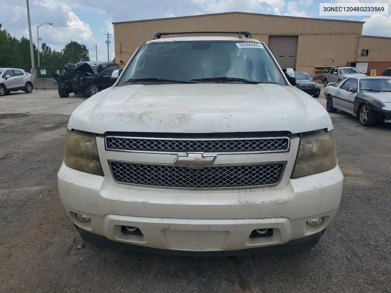 2008 Chevrolet Avalanche C1500 VIN: 3GNEC12048G233569 Lot: 56966565