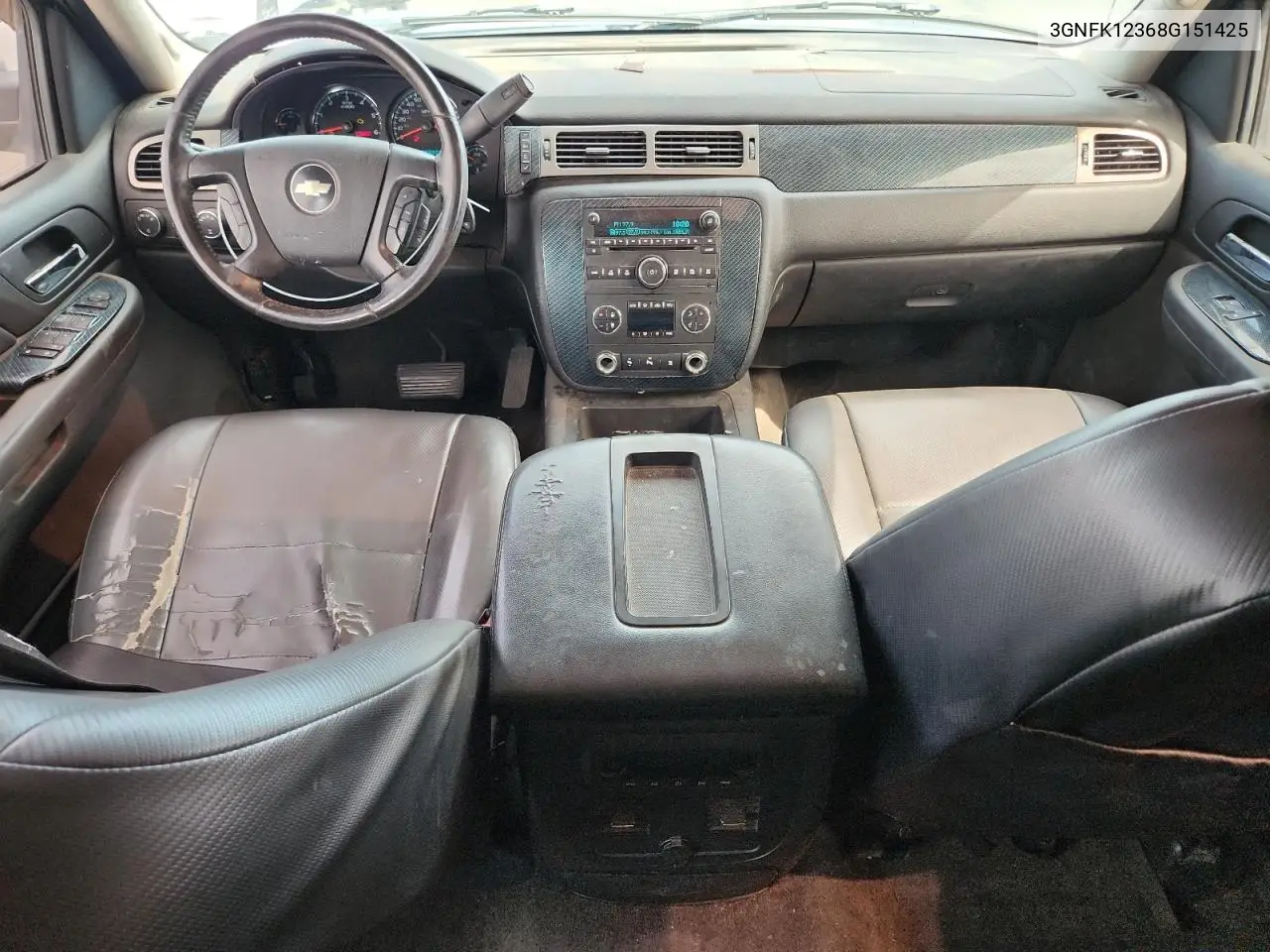 2008 Chevrolet Avalanche K1500 VIN: 3GNFK12368G151425 Lot: 58431035