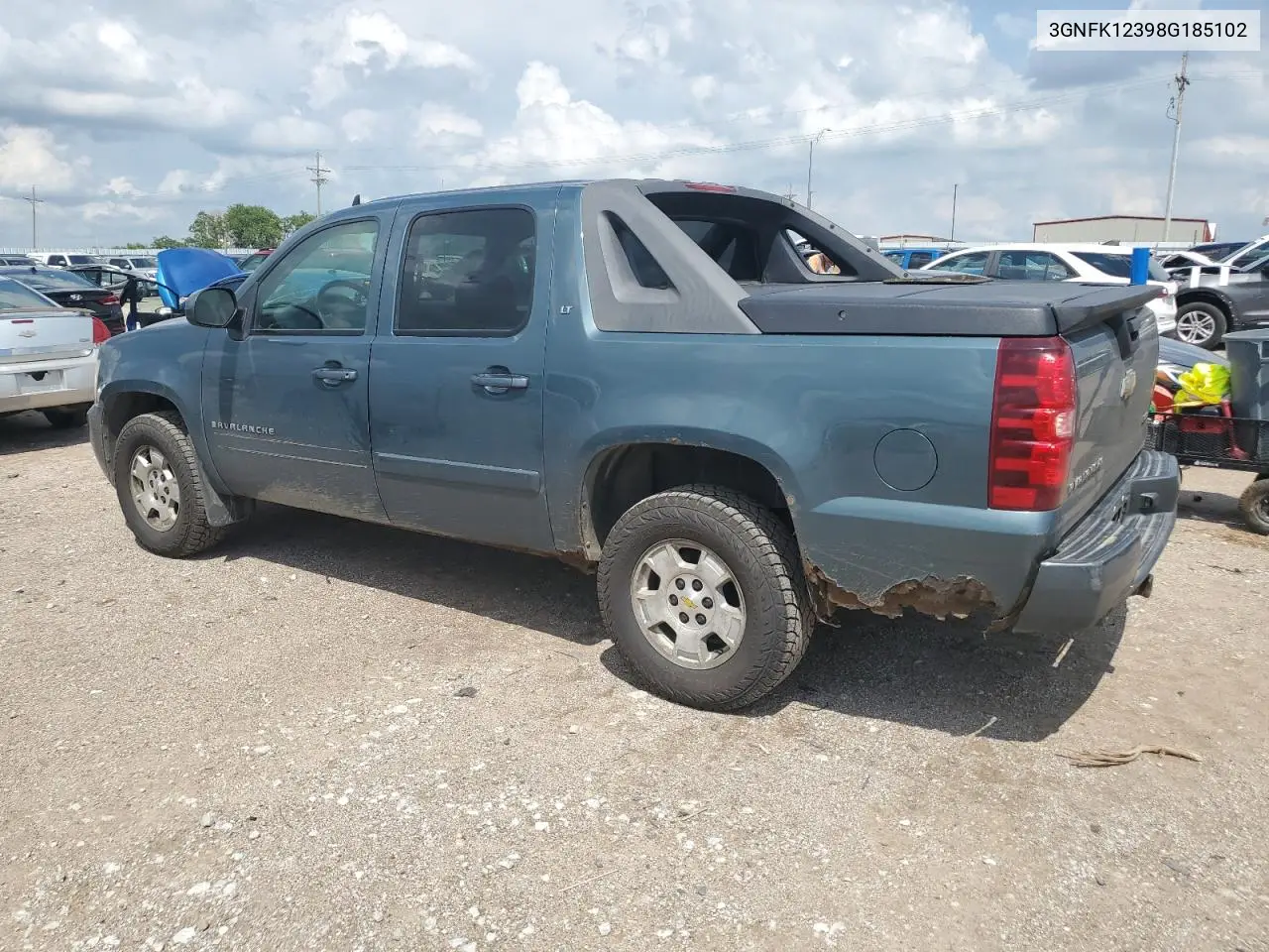 2008 Chevrolet Avalanche K1500 VIN: 3GNFK12398G185102 Lot: 61619505