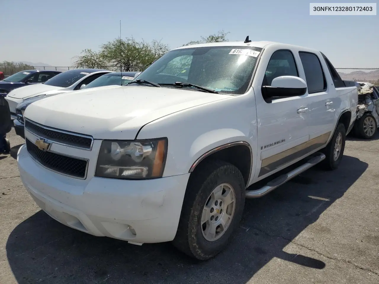 2008 Chevrolet Avalanche K1500 VIN: 3GNFK12328G172403 Lot: 61928195