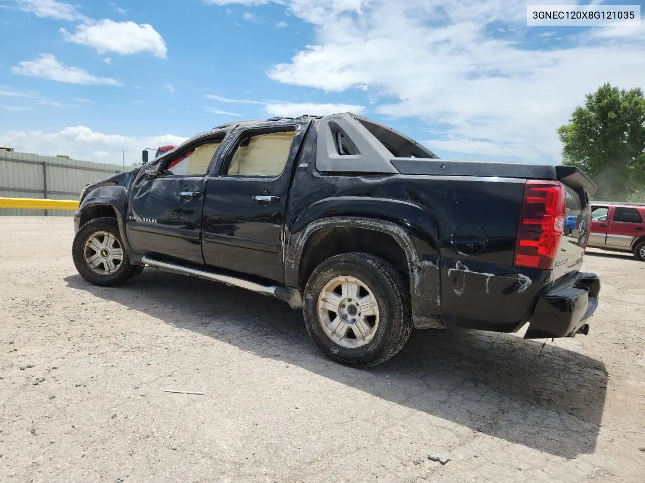 2008 Chevrolet Avalanche C1500 VIN: 3GNEC120X8G121035 Lot: 62077095