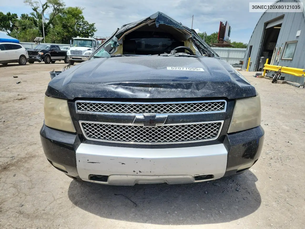 2008 Chevrolet Avalanche C1500 VIN: 3GNEC120X8G121035 Lot: 62077095