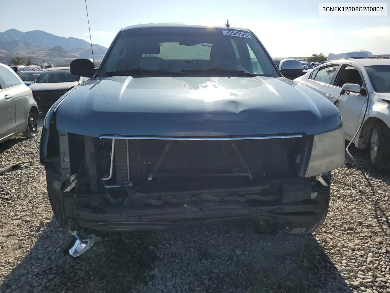 2008 Chevrolet Avalanche K1500 VIN: 3GNFK12308G230802 Lot: 62599685