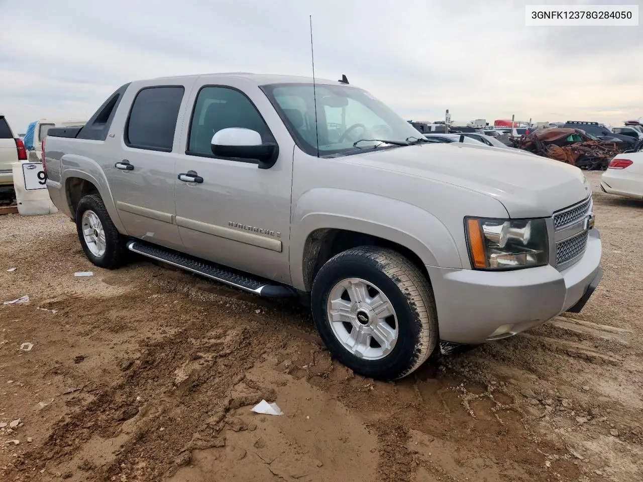 2008 Chevrolet Avalanche K1500 VIN: 3GNFK12378G284050 Lot: 62921785