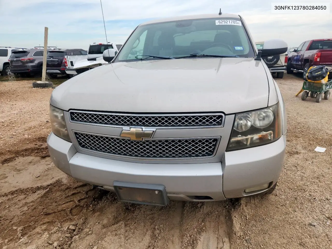 2008 Chevrolet Avalanche K1500 VIN: 3GNFK12378G284050 Lot: 62921785