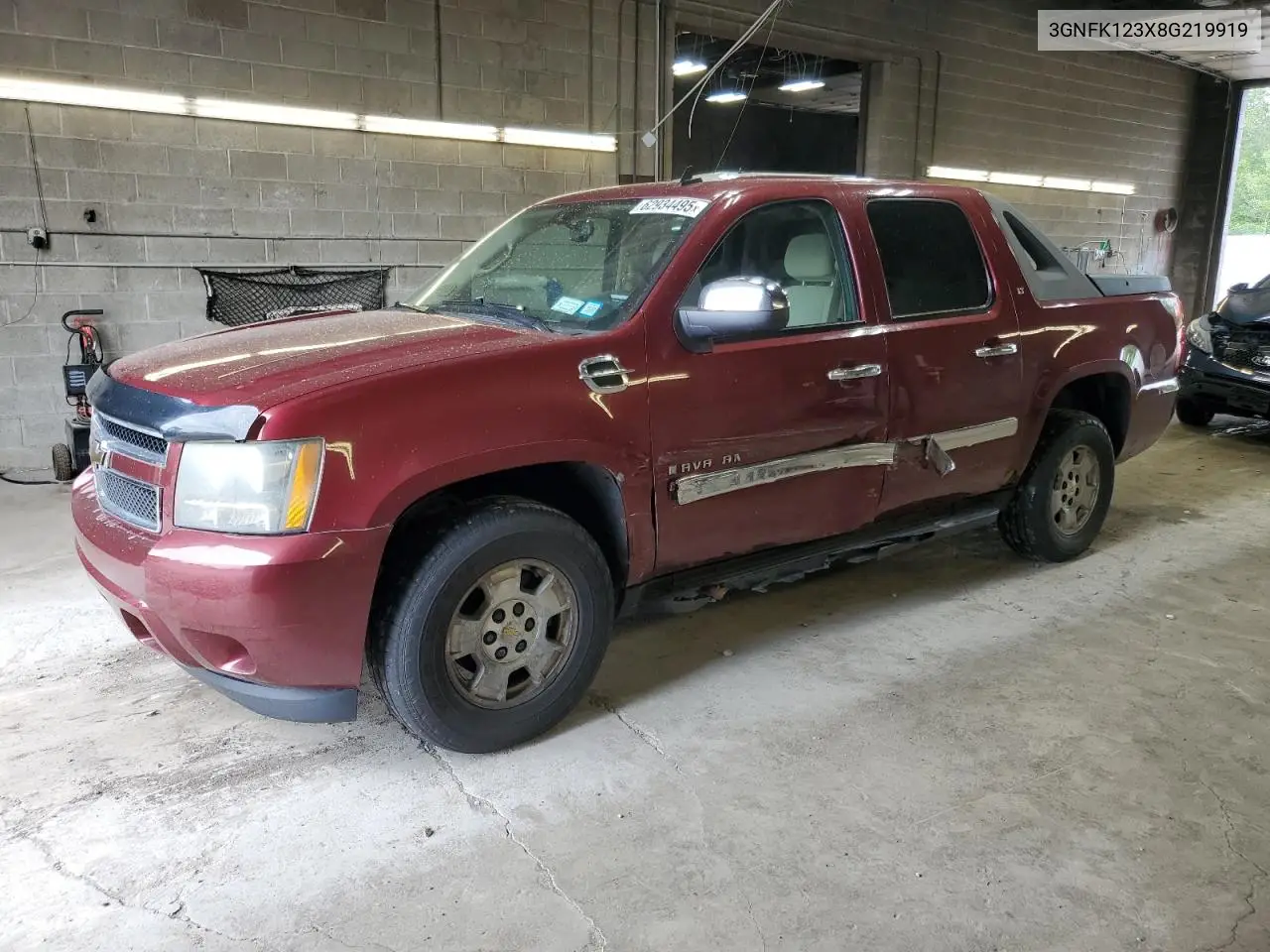 2008 Chevrolet Avalanche K1500 VIN: 3GNFK123X8G219919 Lot: 62934495