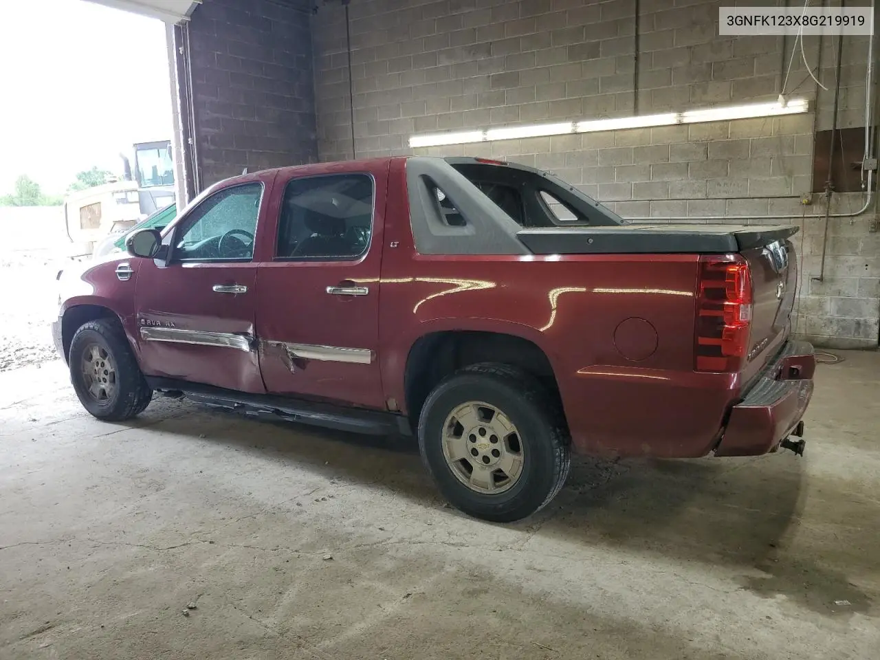 2008 Chevrolet Avalanche K1500 VIN: 3GNFK123X8G219919 Lot: 62934495