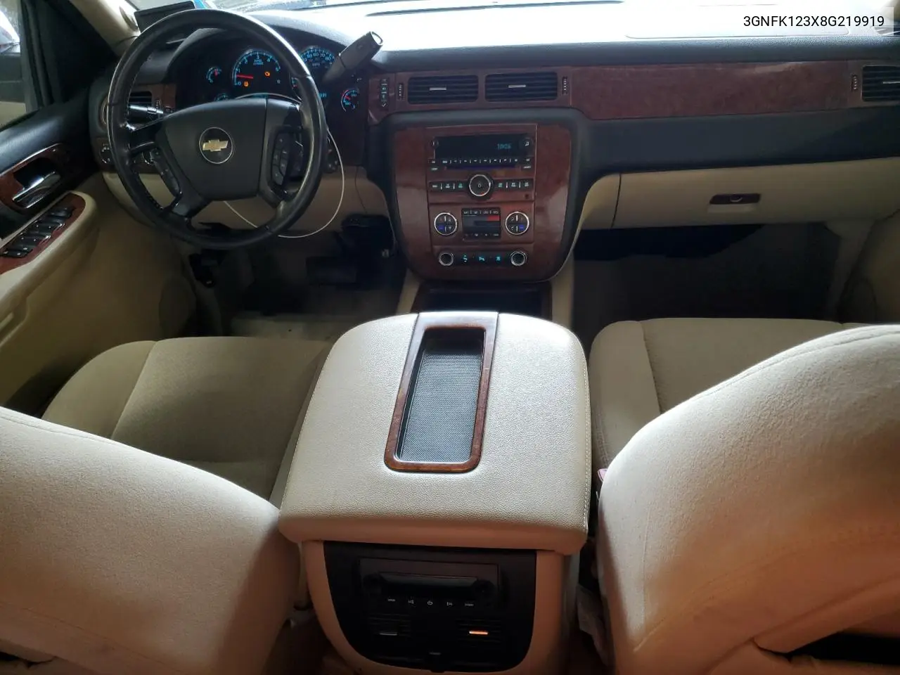 2008 Chevrolet Avalanche K1500 VIN: 3GNFK123X8G219919 Lot: 62934495