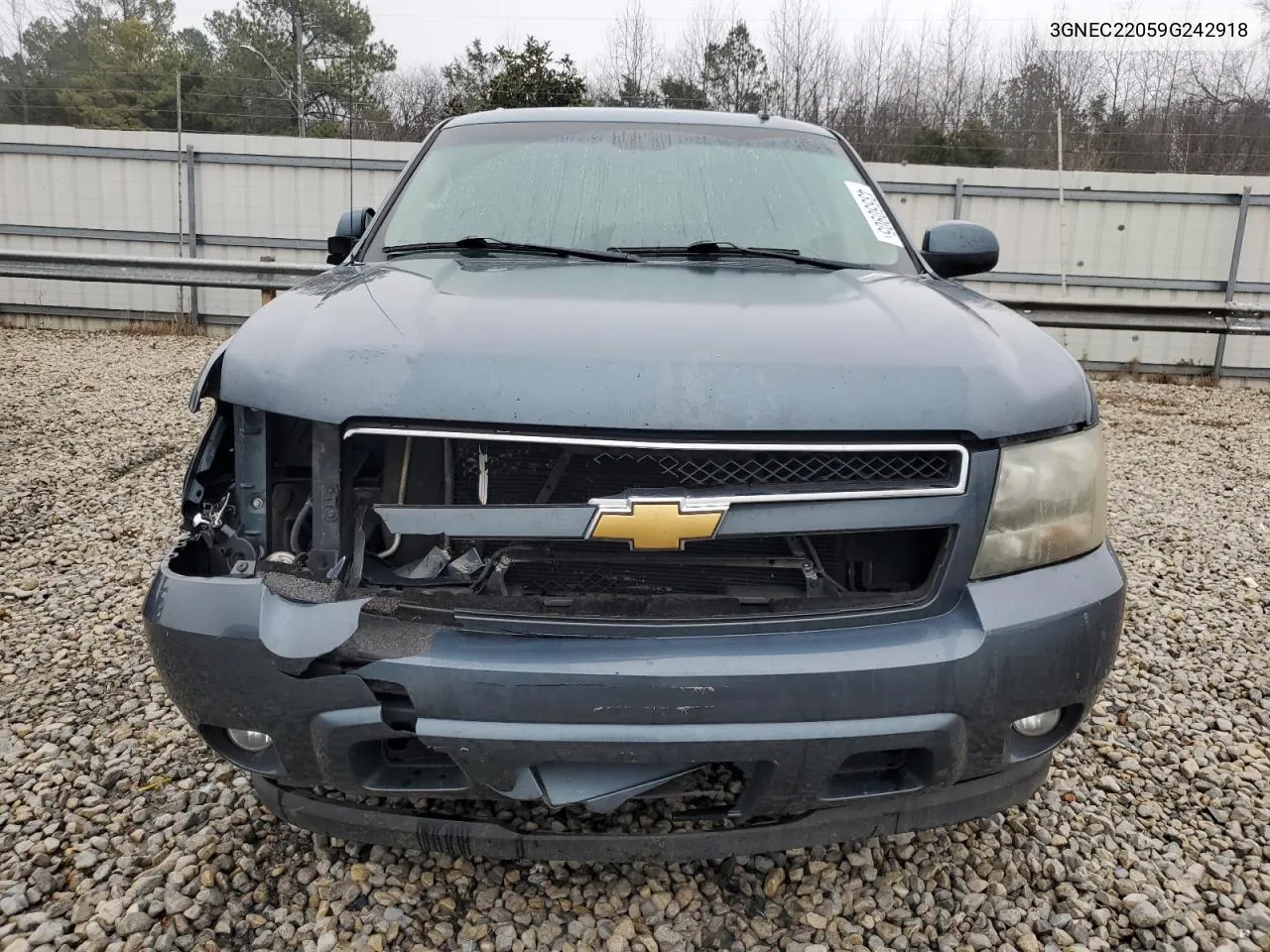 2009 Chevrolet Avalanche C1500 Lt VIN: 3GNEC22059G242918 Lot: 43550905