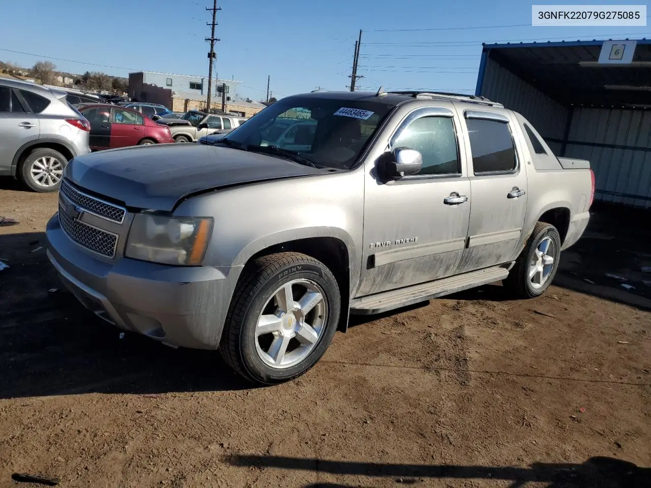 2009 Chevrolet Avalanche K1500 Lt VIN: 3GNFK22079G275085 Lot: 44463465