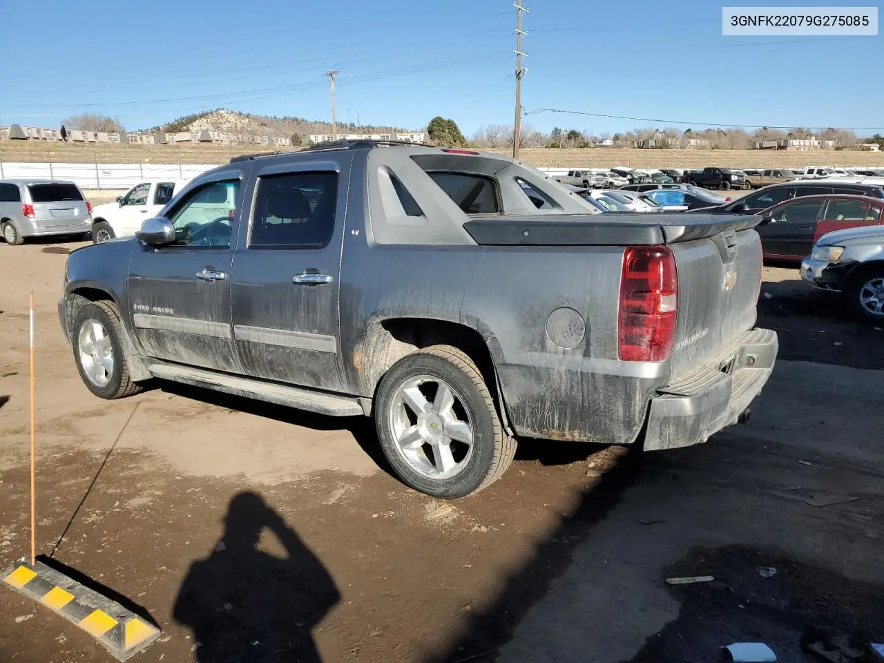 2009 Chevrolet Avalanche K1500 Lt VIN: 3GNFK22079G275085 Lot: 44463465