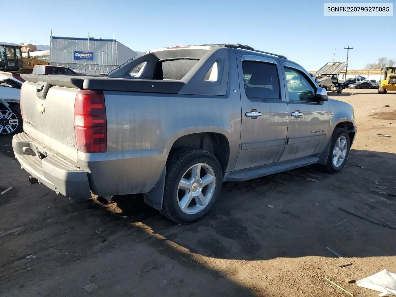 2009 Chevrolet Avalanche K1500 Lt VIN: 3GNFK22079G275085 Lot: 44463465