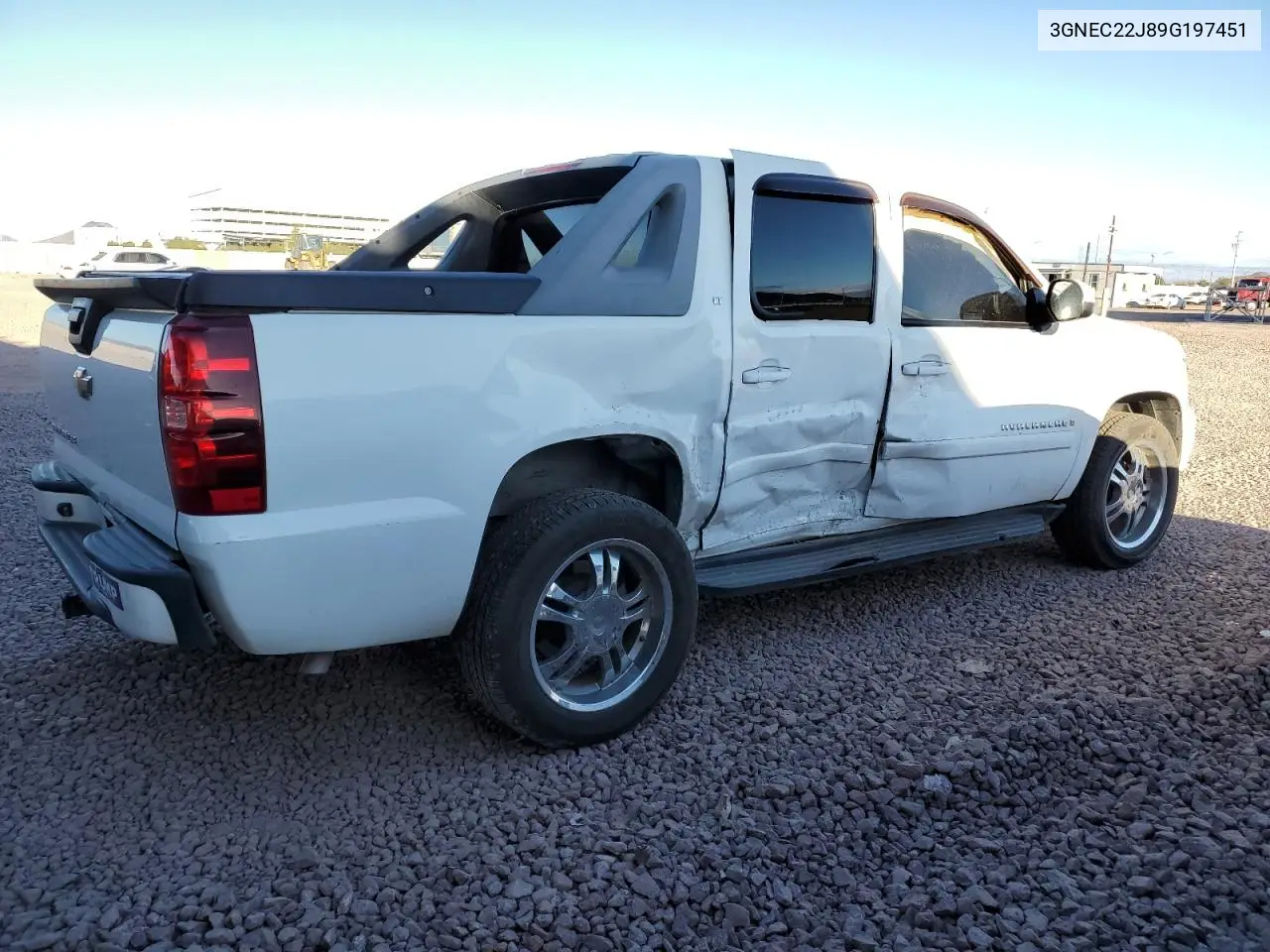 2009 Chevrolet Avalanche C1500 Lt VIN: 3GNEC22J89G197451 Lot: 47567175