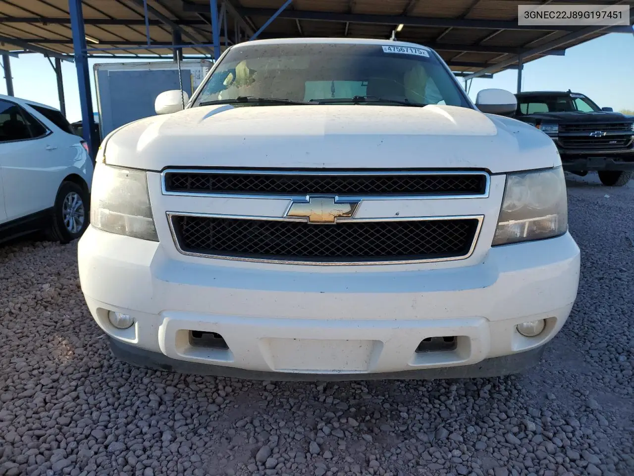 2009 Chevrolet Avalanche C1500 Lt VIN: 3GNEC22J89G197451 Lot: 47567175