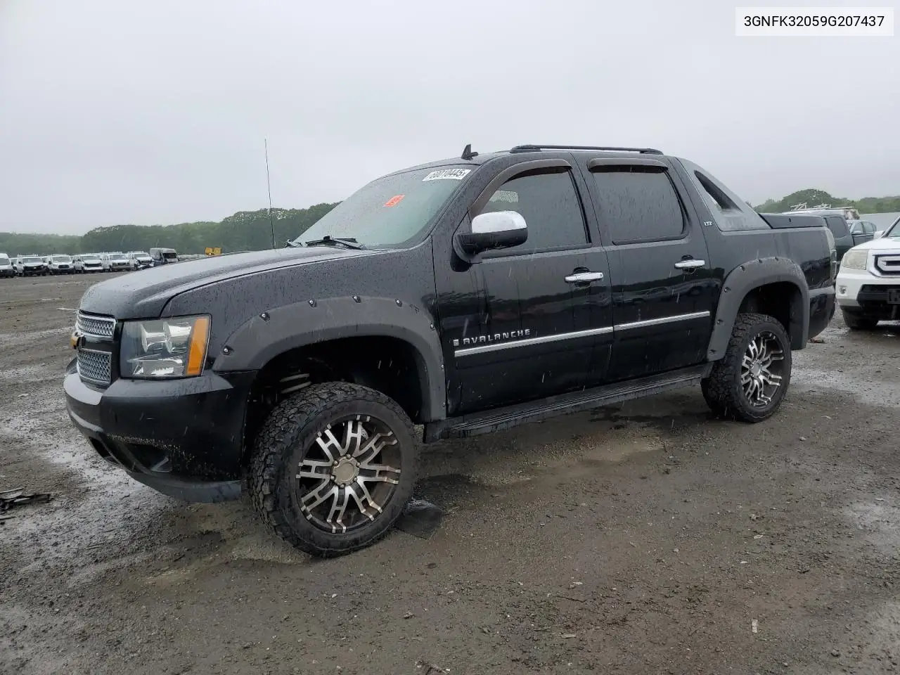 2009 Chevrolet Avalanche K1500 Ltz VIN: 3GNFK32059G207437 Lot: 60010445