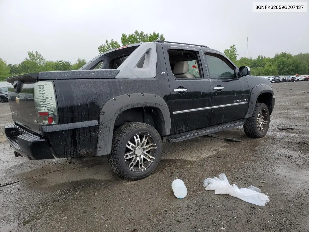 2009 Chevrolet Avalanche K1500 Ltz VIN: 3GNFK32059G207437 Lot: 60010445
