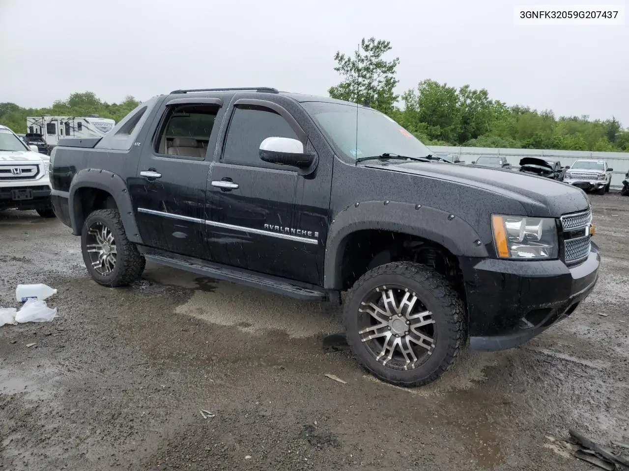 2009 Chevrolet Avalanche K1500 Ltz VIN: 3GNFK32059G207437 Lot: 60010445