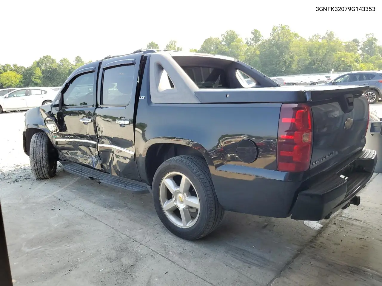2009 Chevrolet Avalanche K1500 Ltz VIN: 3GNFK32079G143353 Lot: 62463615