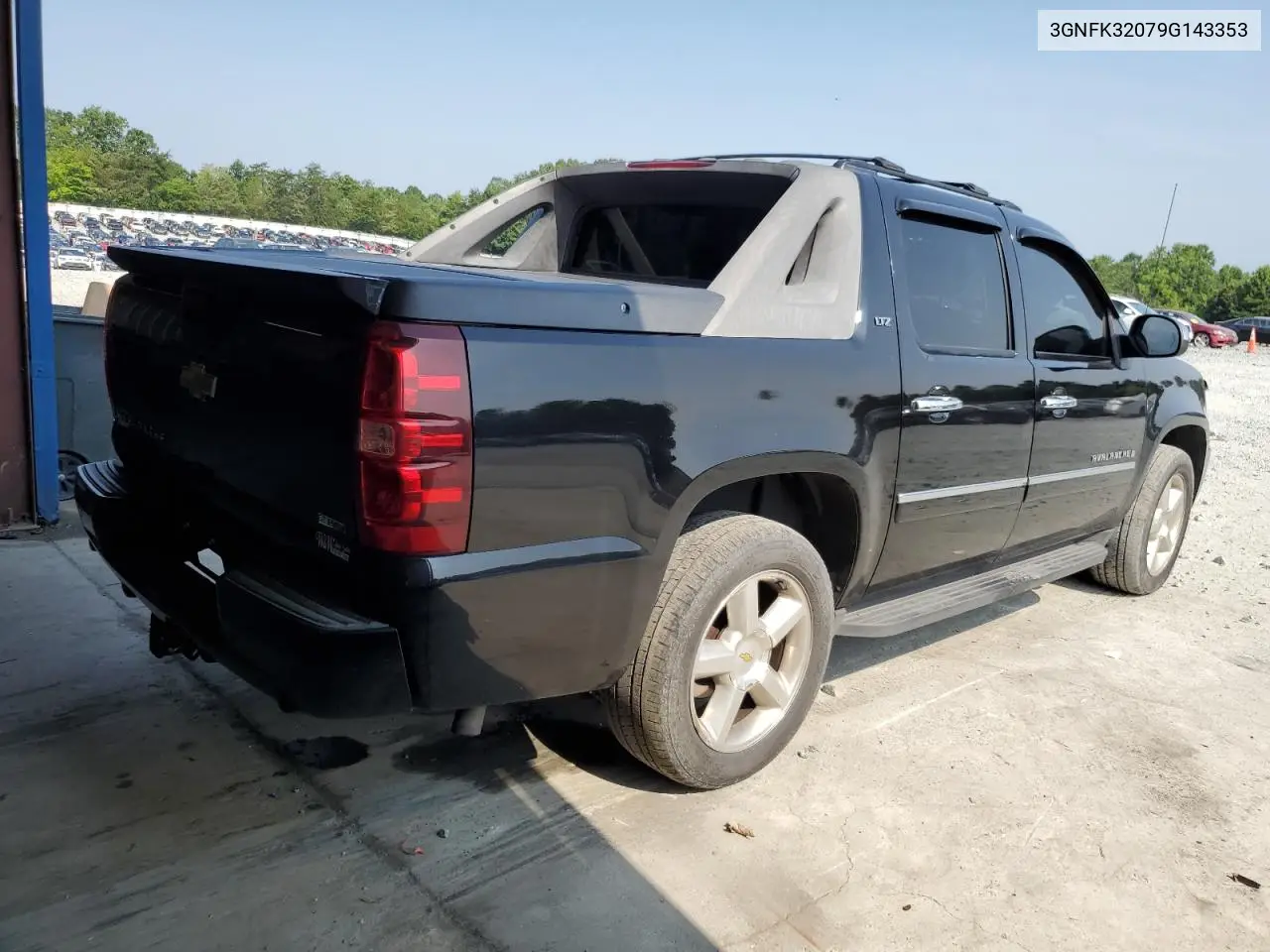 2009 Chevrolet Avalanche K1500 Ltz VIN: 3GNFK32079G143353 Lot: 62463615