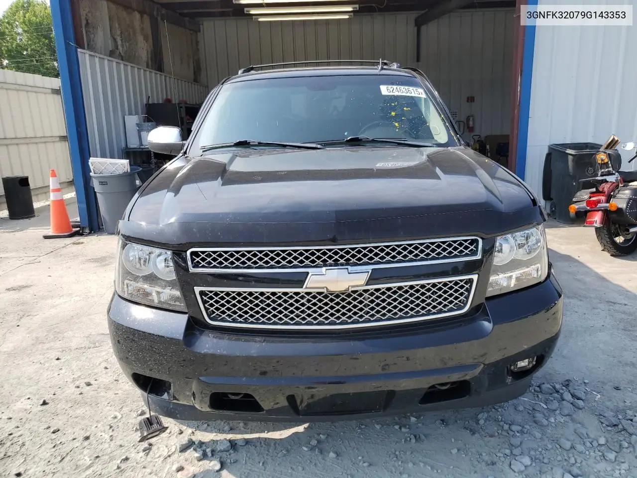 2009 Chevrolet Avalanche K1500 Ltz VIN: 3GNFK32079G143353 Lot: 62463615