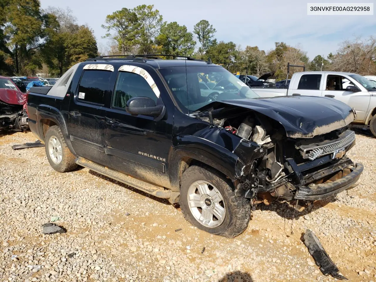 2010 Chevrolet Avalanche Lt VIN: 3GNVKFE00AG292958 Lot: 45348565