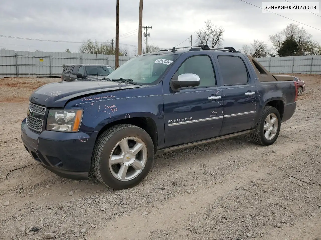 2010 Chevrolet Avalanche Ltz VIN: 3GNVKGE05AG276518 Lot: 48993385