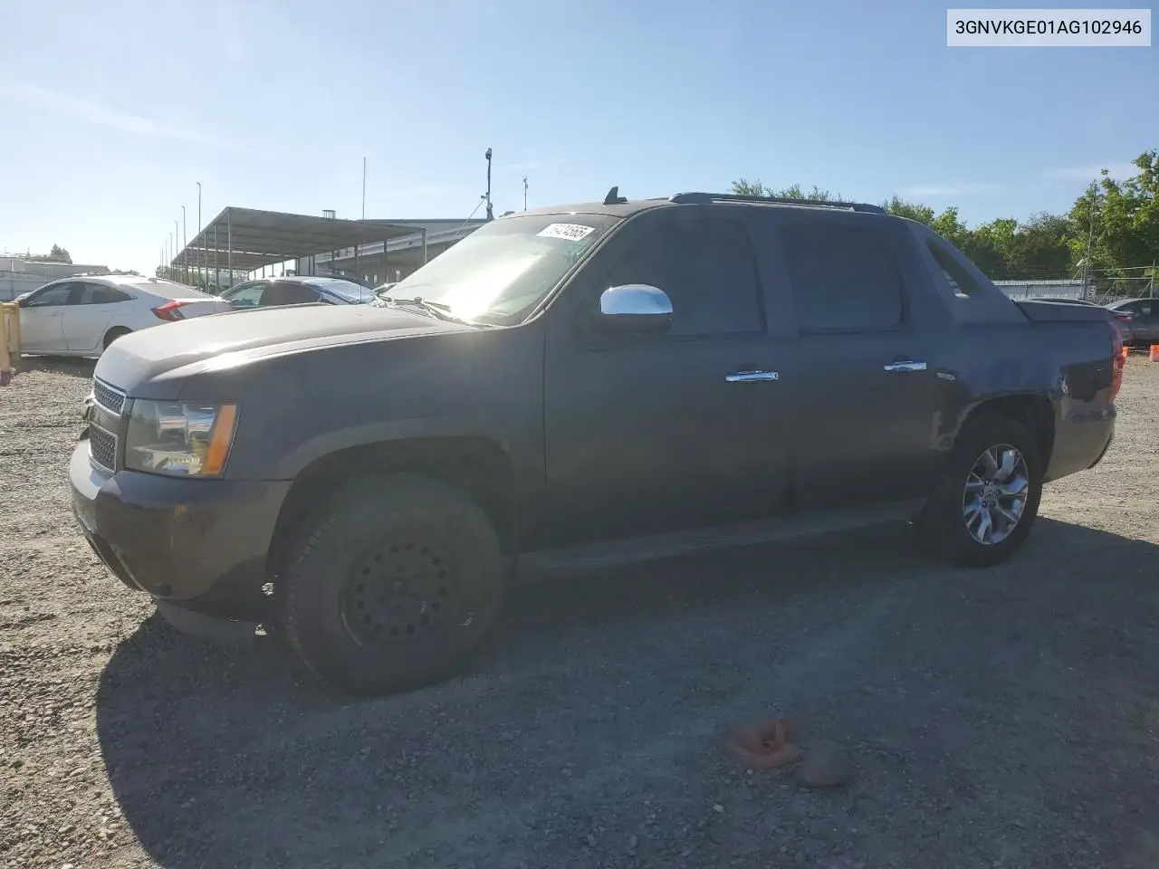 2010 Chevrolet Avalanche Ltz VIN: 3GNVKGE01AG102946 Lot: 56424565