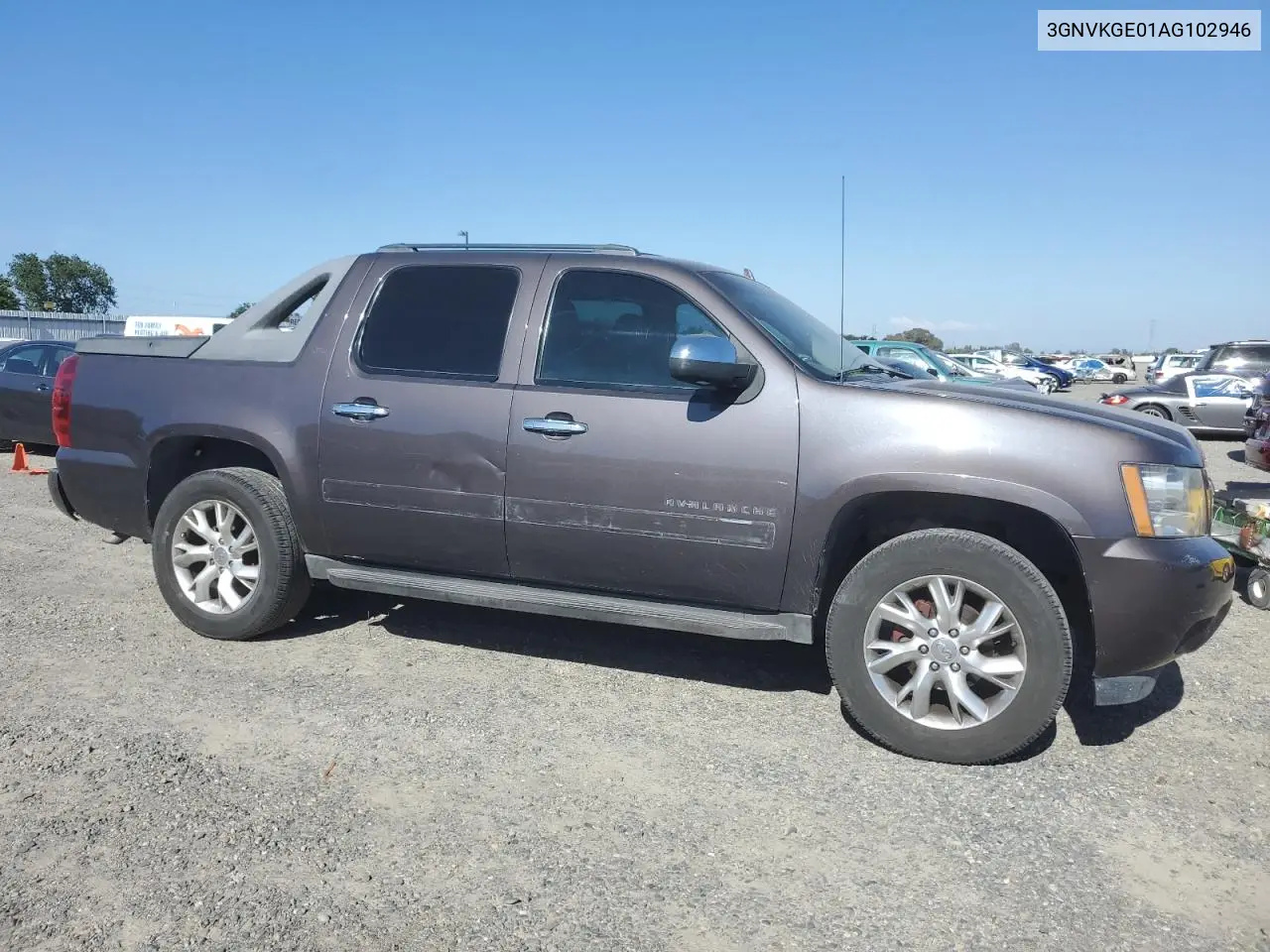 2010 Chevrolet Avalanche Ltz VIN: 3GNVKGE01AG102946 Lot: 56424565