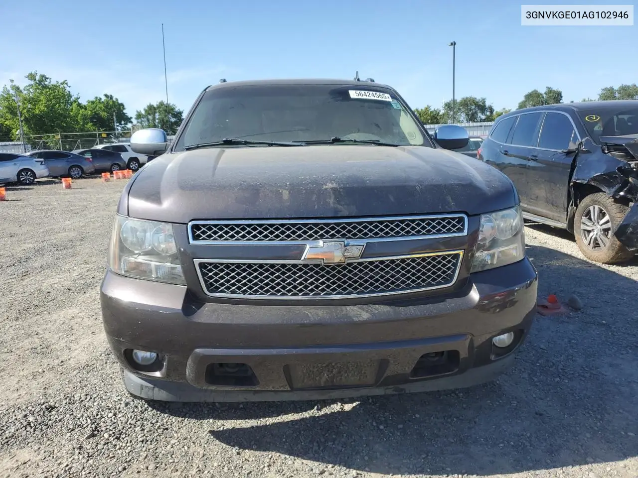 2010 Chevrolet Avalanche Ltz VIN: 3GNVKGE01AG102946 Lot: 56424565