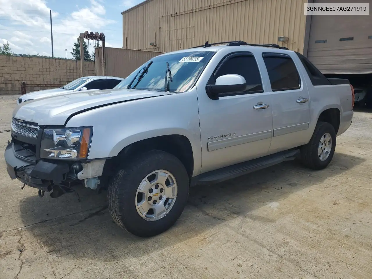 2010 Chevrolet Avalanche Ls VIN: 3GNNCEE07AG271919 Lot: 56796235