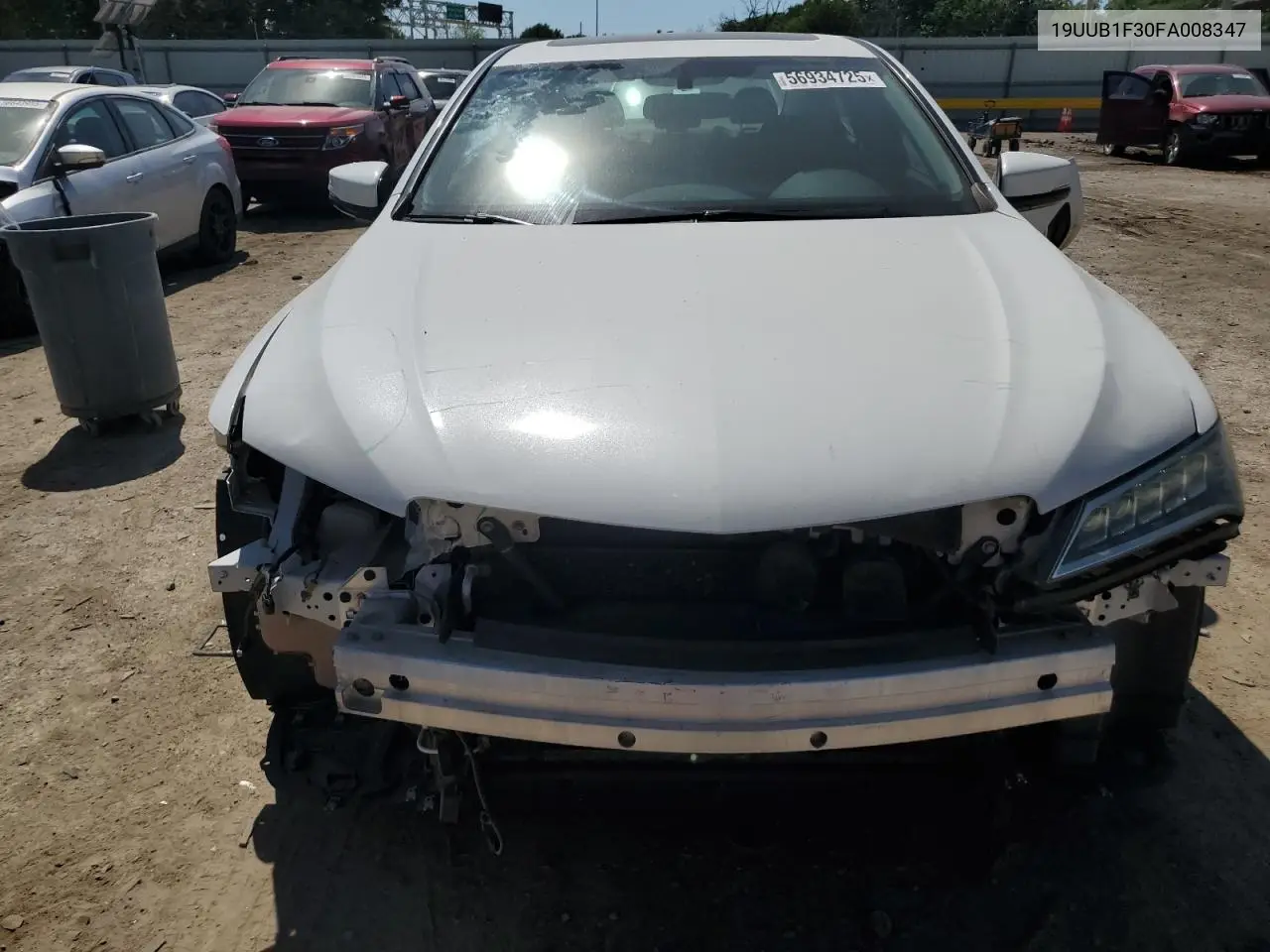 2010 Acura Tlx VIN: 19UUB1F30FA008347 Lot: 57060705