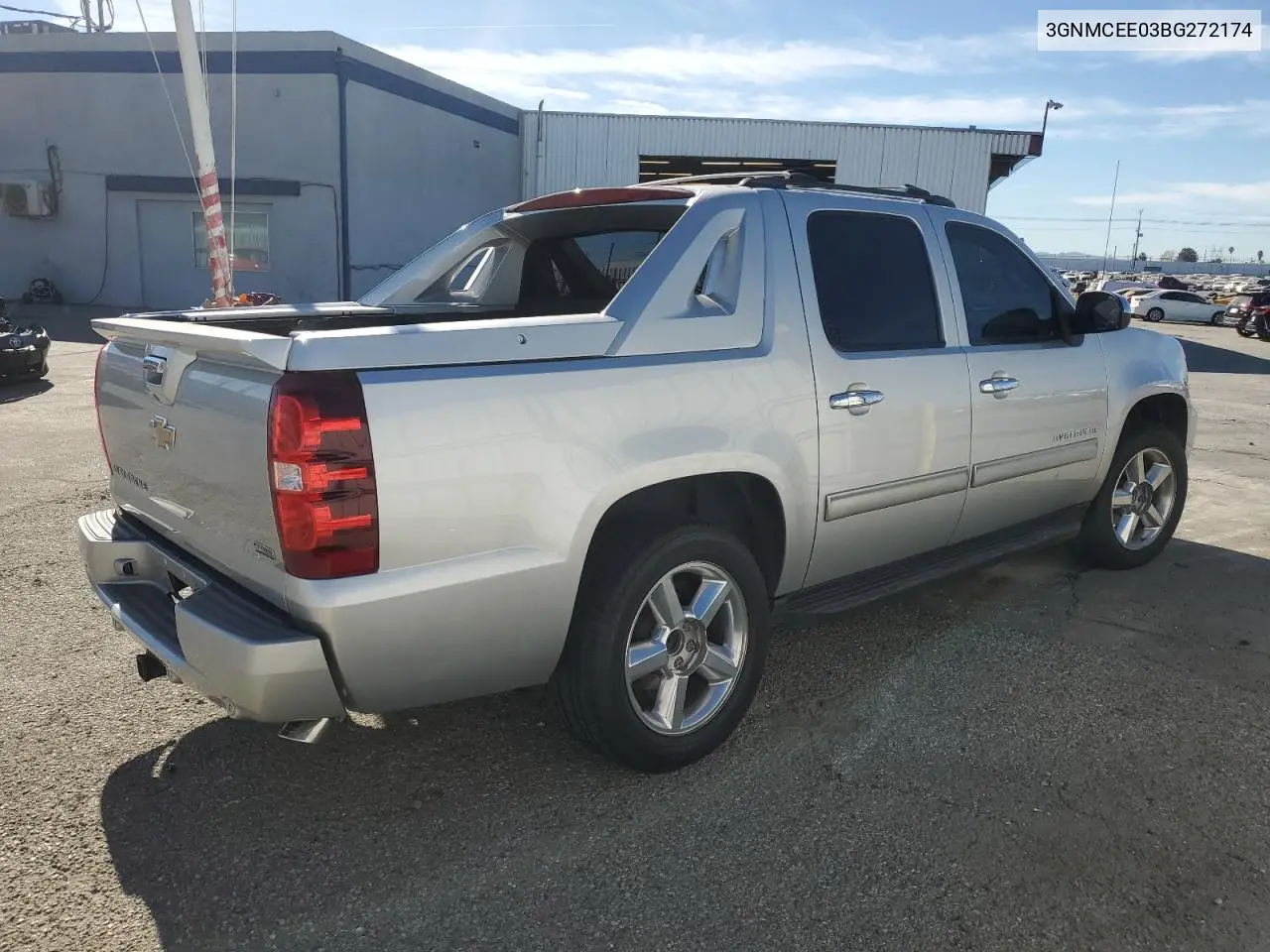 2011 Chevrolet Avalanche Ls VIN: 3GNMCEE03BG272174 Lot: 41532215