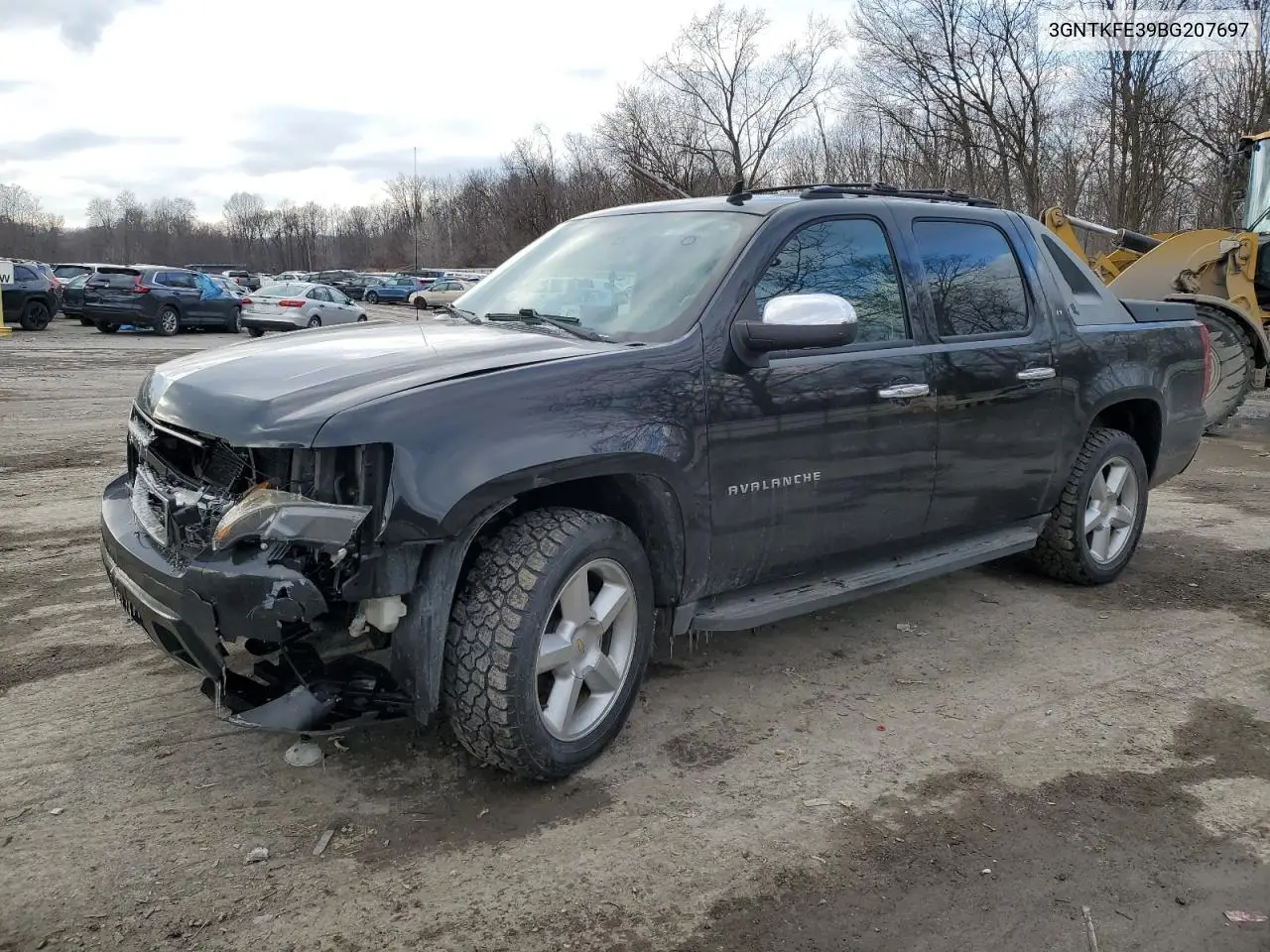 2011 Chevrolet Avalanche Lt VIN: 3GNTKFE39BG207697 Lot: 44606015