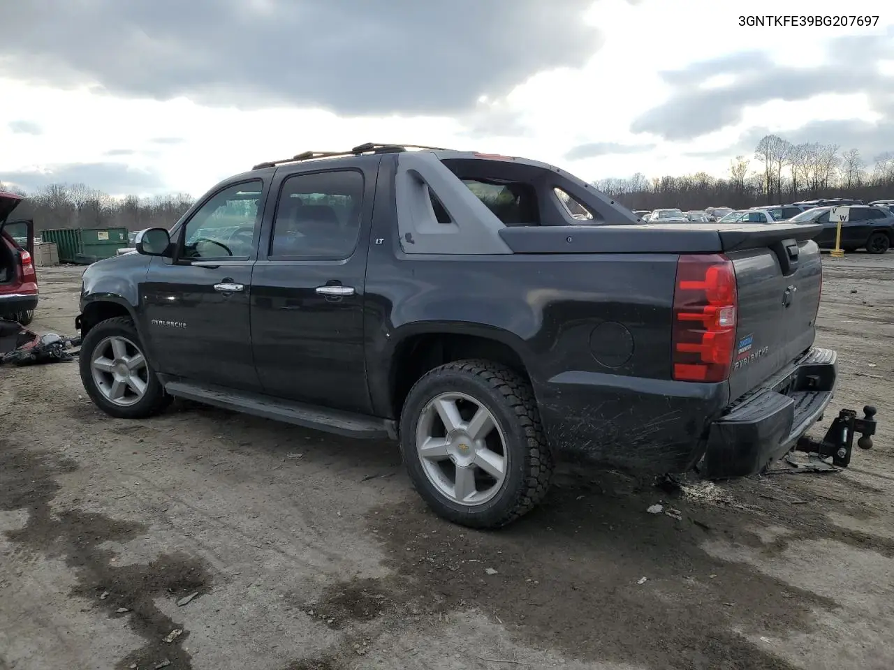 2011 Chevrolet Avalanche Lt VIN: 3GNTKFE39BG207697 Lot: 44606015