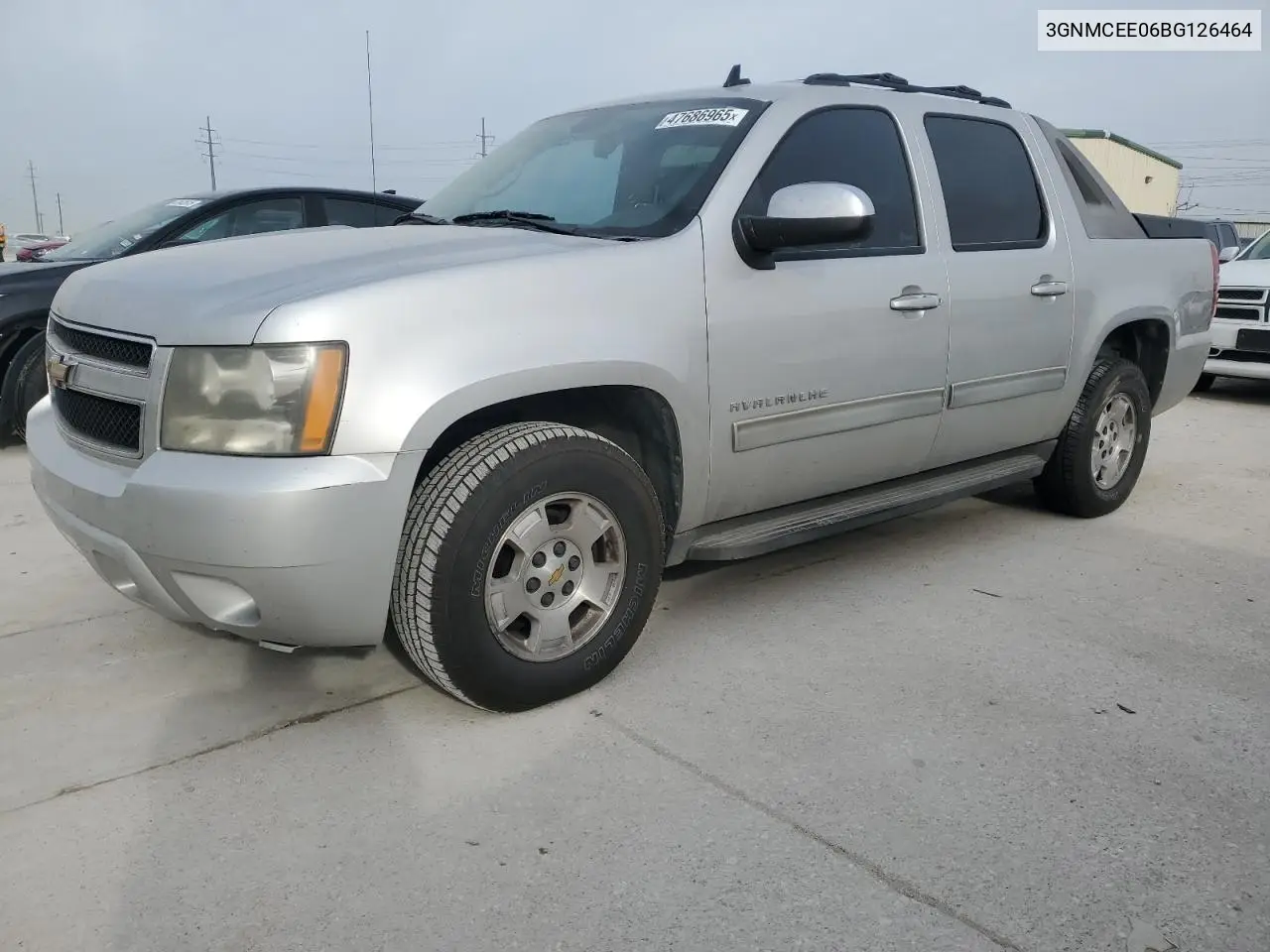 2011 Chevrolet Avalanche Ls VIN: 3GNMCEE06BG126464 Lot: 47686965
