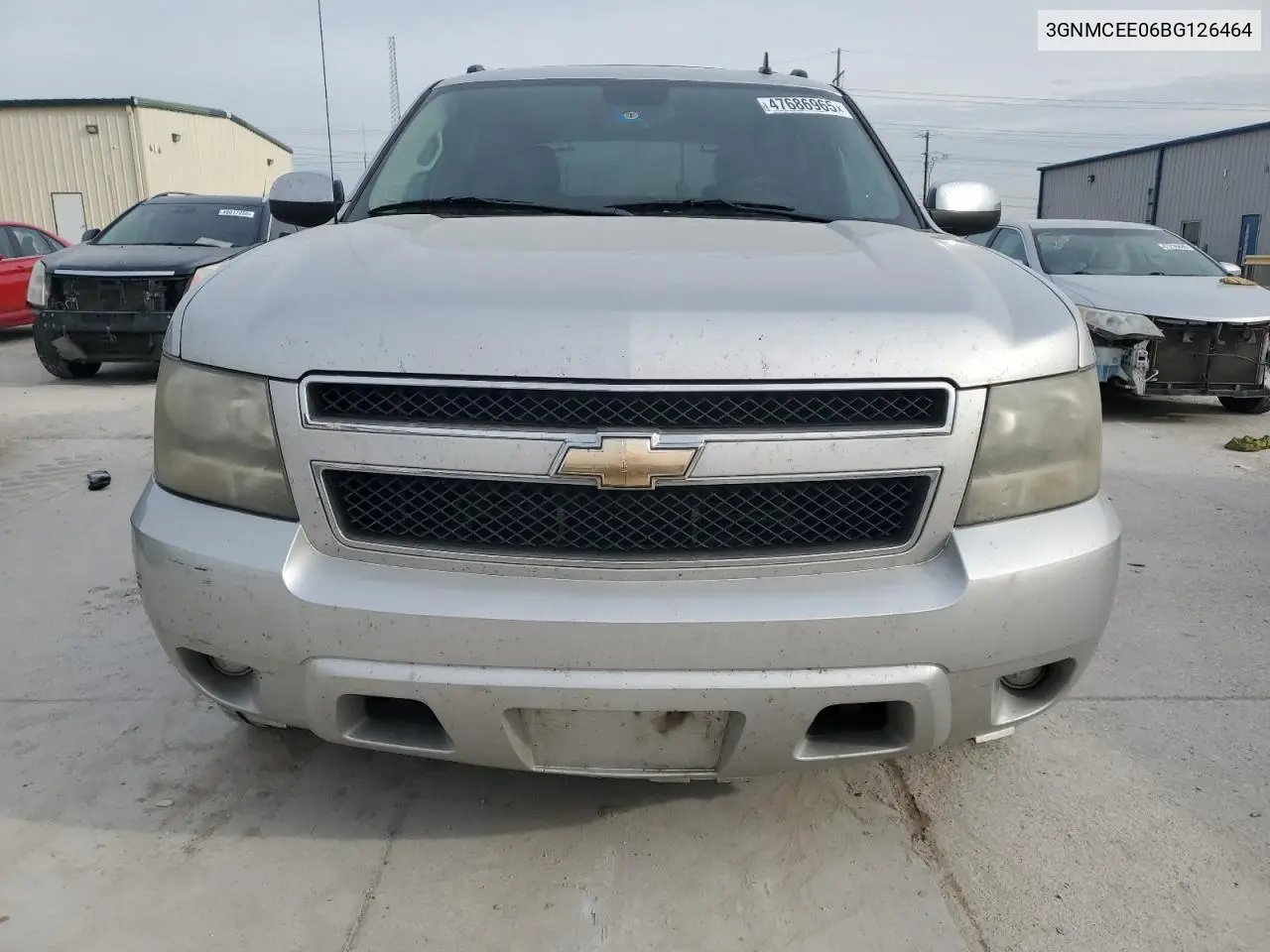 2011 Chevrolet Avalanche Ls VIN: 3GNMCEE06BG126464 Lot: 47686965