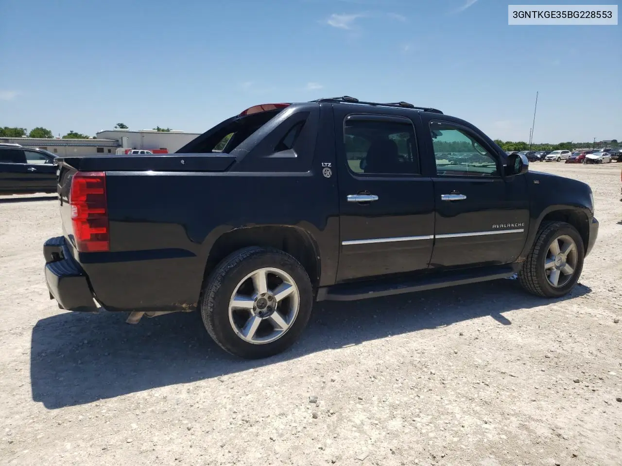 2011 Chevrolet Avalanche Ltz VIN: 3GNTKGE35BG228553 Lot: 56722035