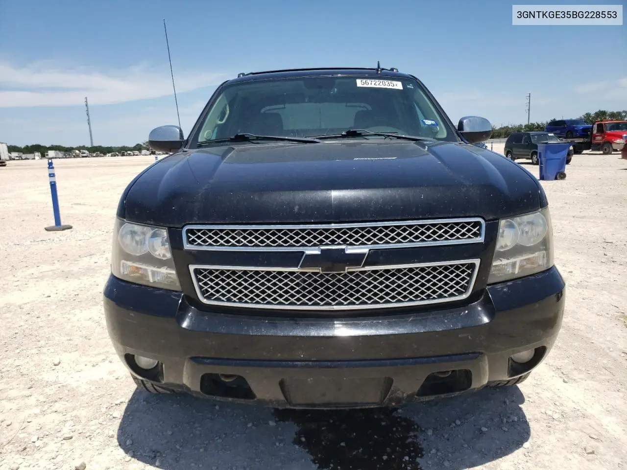 2011 Chevrolet Avalanche Ltz VIN: 3GNTKGE35BG228553 Lot: 56722035