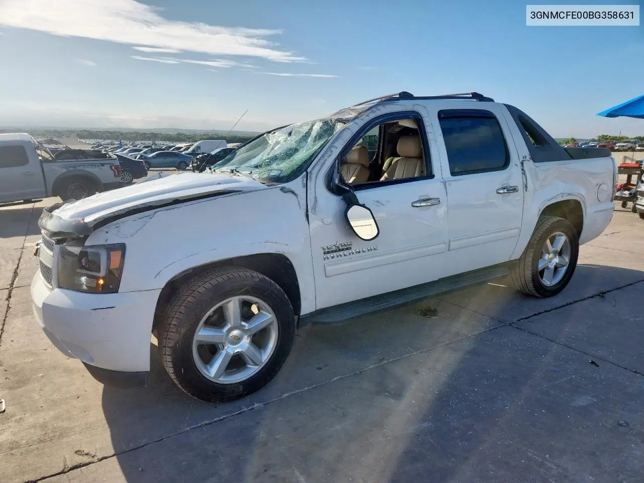 2011 Chevrolet Avalanche Lt VIN: 3GNMCFE00BG358631 Lot: 62649085