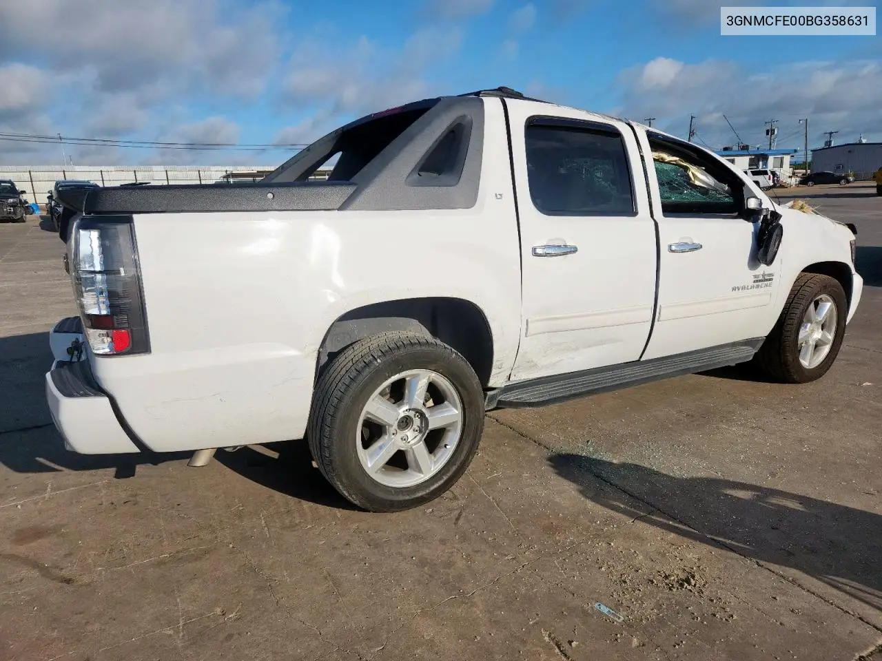 2011 Chevrolet Avalanche Lt VIN: 3GNMCFE00BG358631 Lot: 62649085