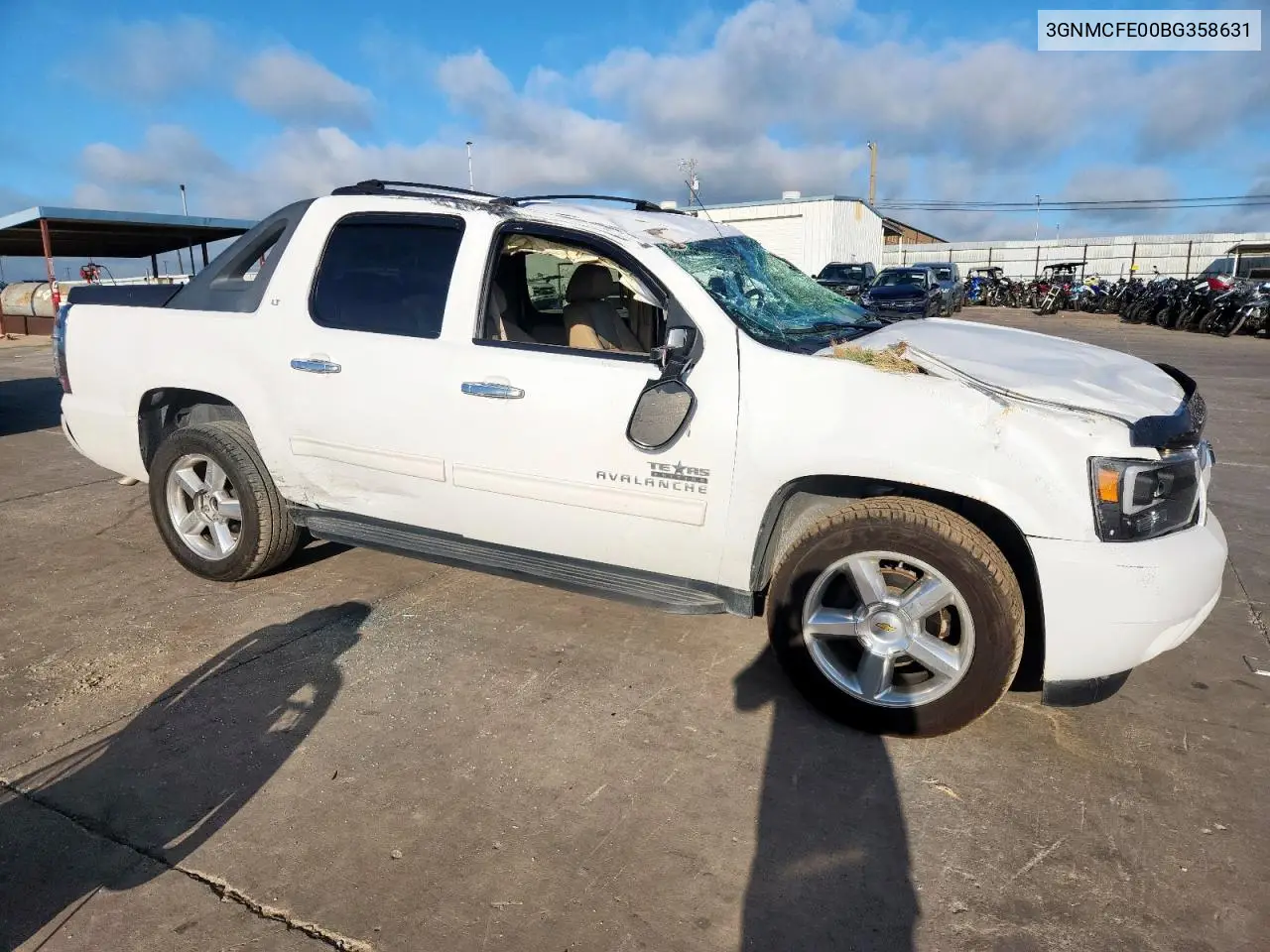 2011 Chevrolet Avalanche Lt VIN: 3GNMCFE00BG358631 Lot: 62649085