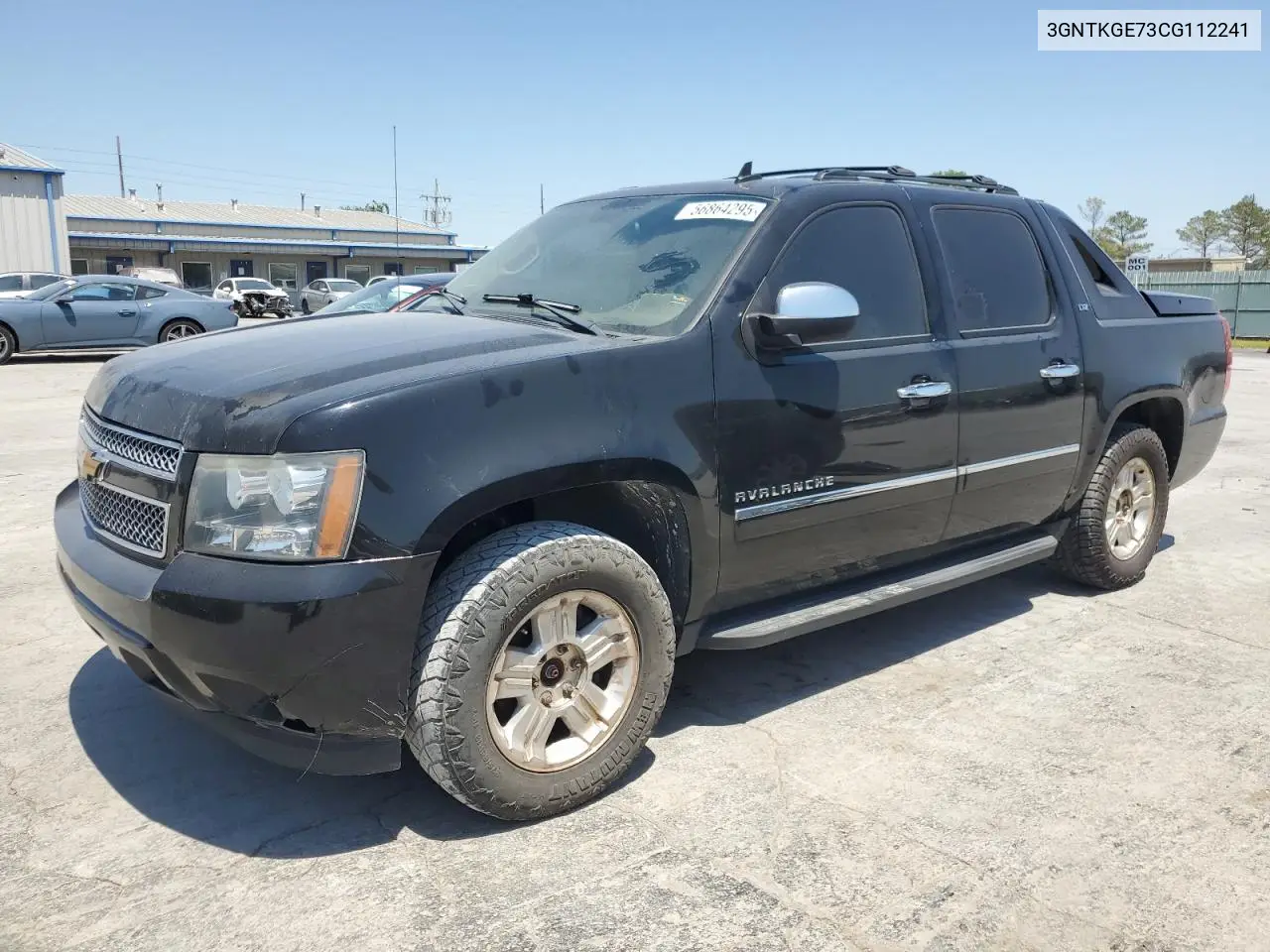 2012 Chevrolet Avalanche Ltz VIN: 3GNTKGE73CG112241 Lot: 56864295