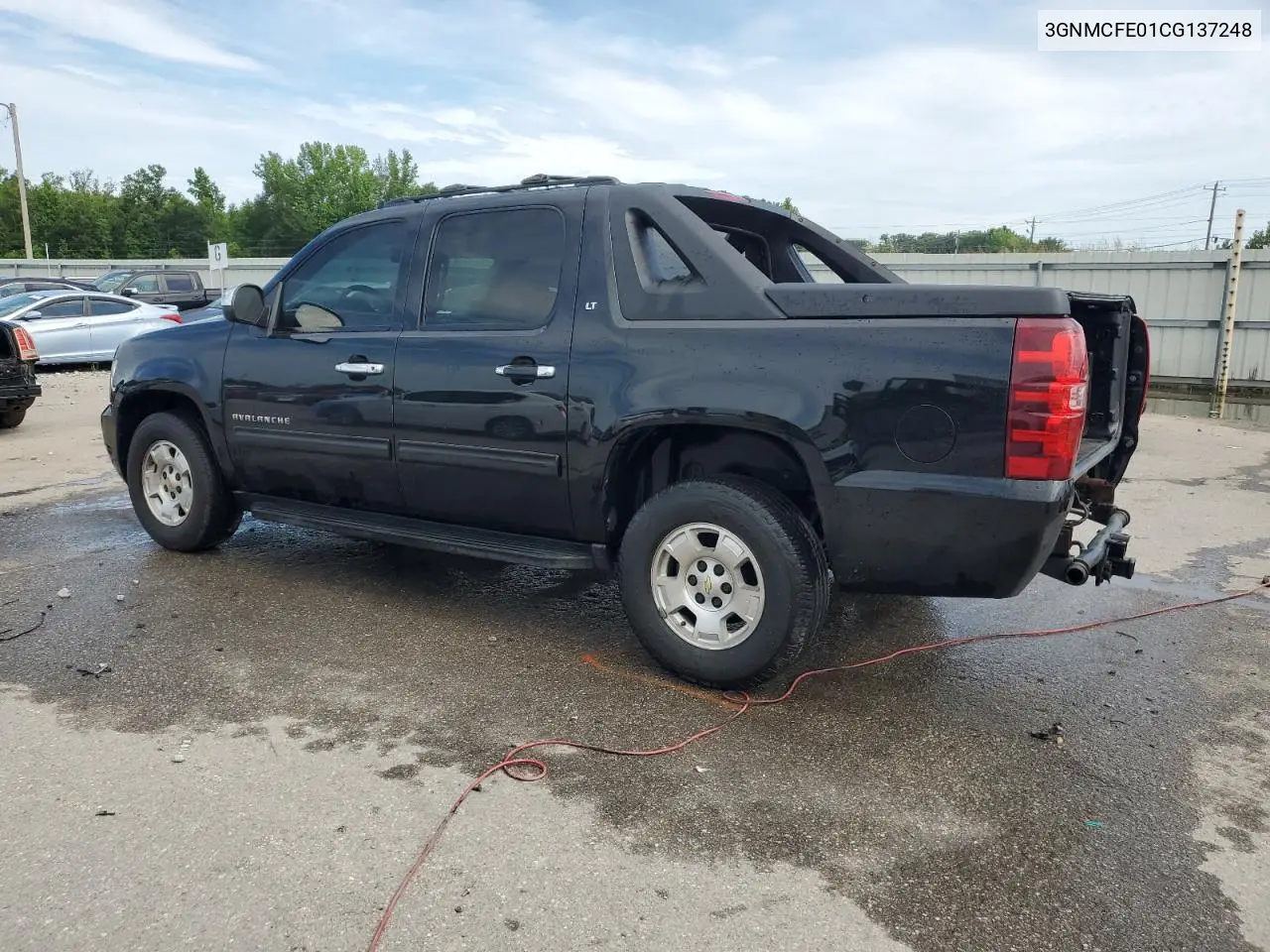2012 Chevrolet Avalanche Lt VIN: 3GNMCFE01CG137248 Lot: 62332495