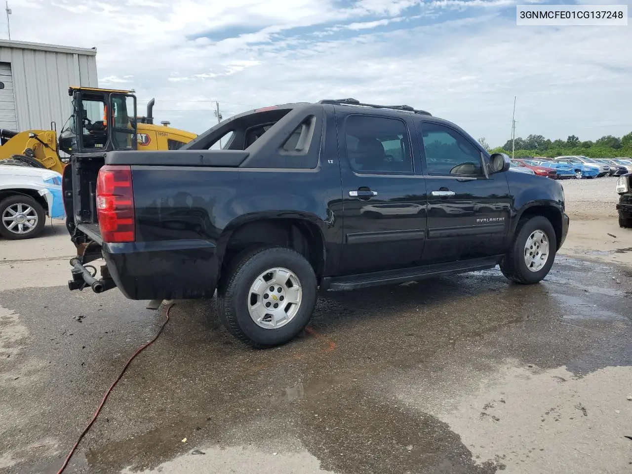 2012 Chevrolet Avalanche Lt VIN: 3GNMCFE01CG137248 Lot: 62332495