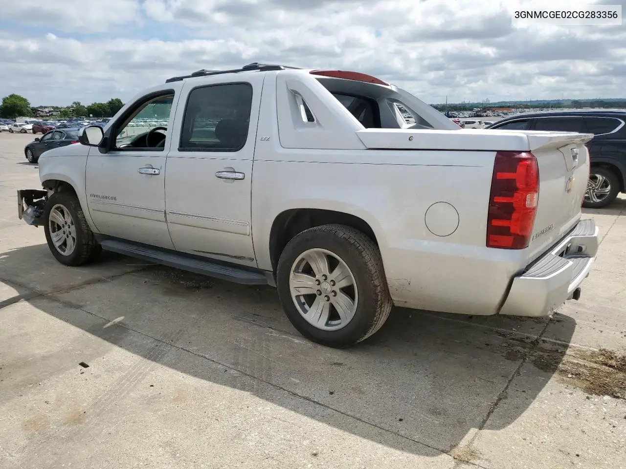 2012 Chevrolet Avalanche Ltz VIN: 3GNMCGE02CG283356 Lot: 62387815