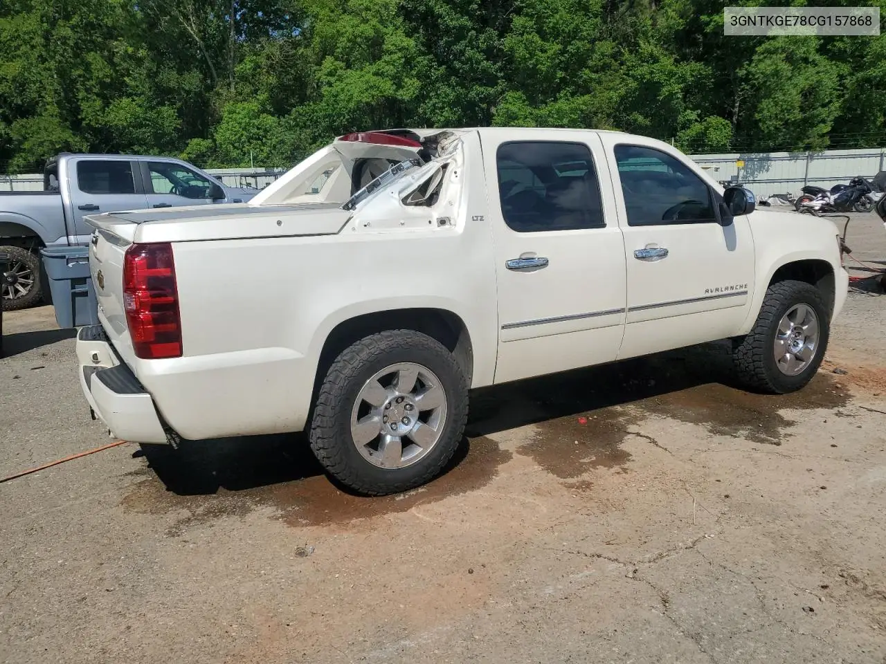 2012 Chevrolet Avalanche Ltz VIN: 3GNTKGE78CG157868 Lot: 62534935